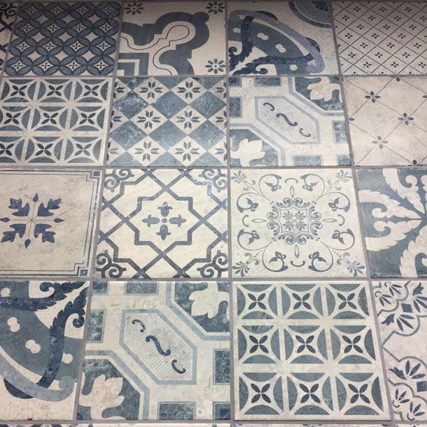 Image of Antiqua mix pattern tile set 20x20cm-Pattern tile-Mainzu Ceramica-tile.co.uk