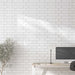 Cottage white gloss tile 7.5x30cm-Ceramic wall tile-Salcamar-tile.co.uk
