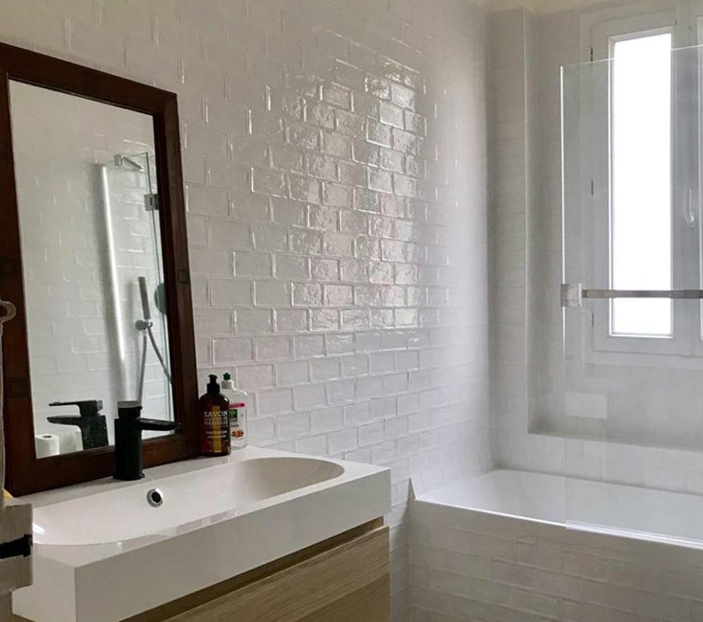 Rustico White Brick Tile | 7.5x15cm Ceramic — Tile.co.uk