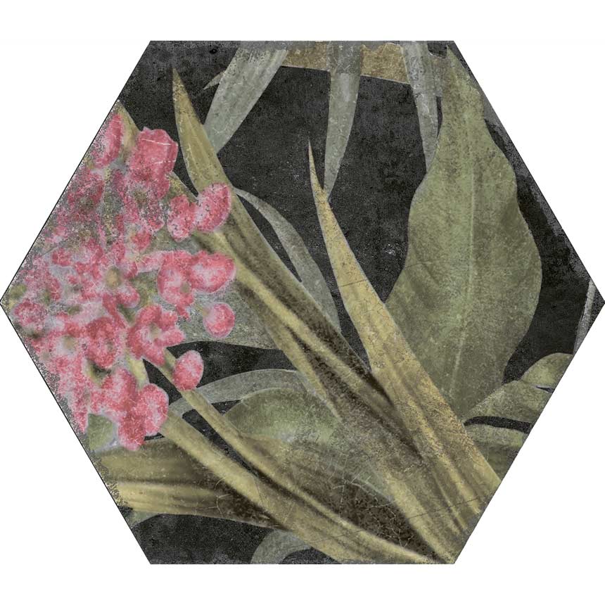 Image of Exotic Hexagon Porcelain tile 23x27cm-Hexagon tile-ESL-tile.co.uk