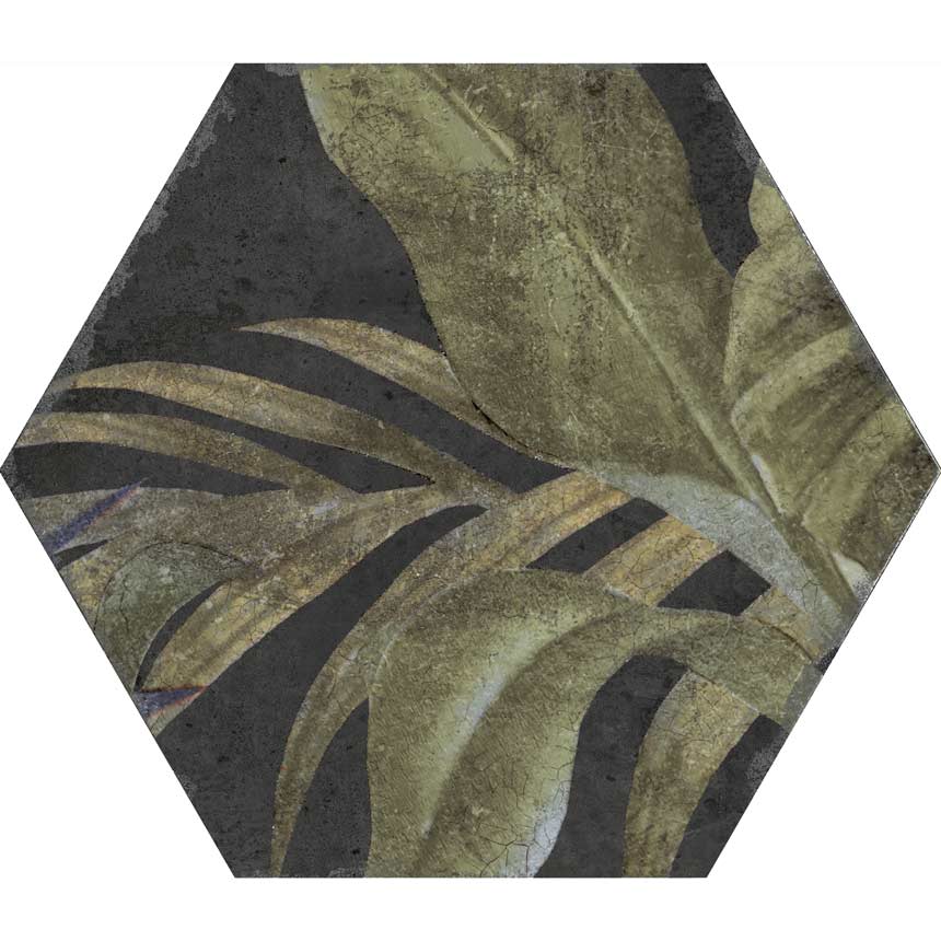 Image of Exotic Hexagon Porcelain tile 23x27cm-Hexagon tile-ESL-tile.co.uk
