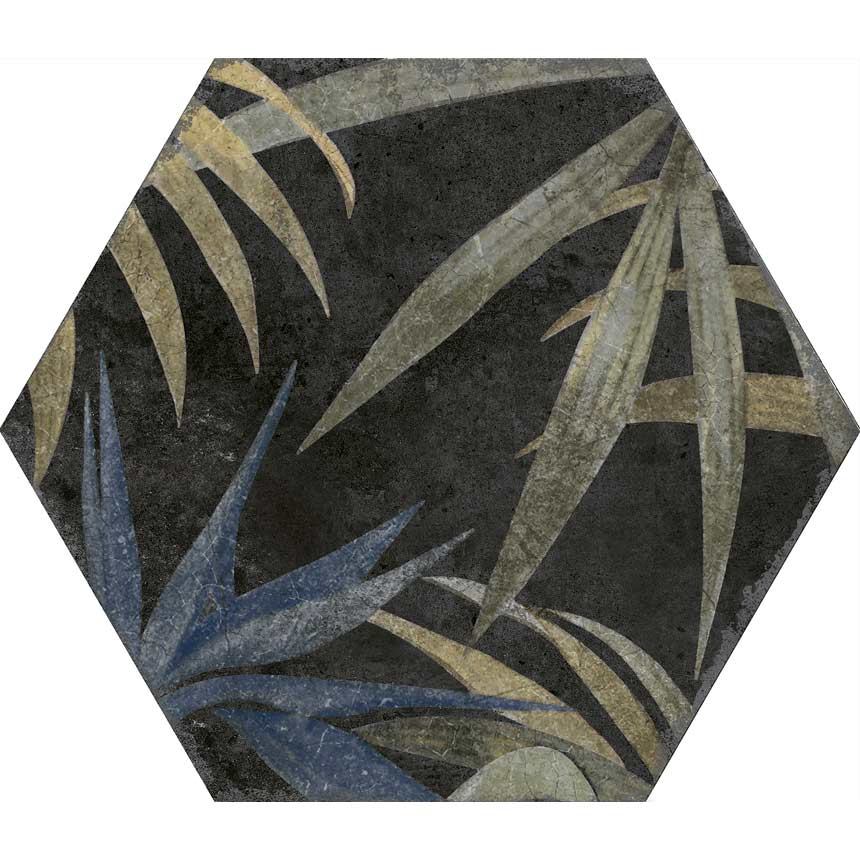 Image of Exotic Hexagon Porcelain tile 23x27cm-Hexagon tile-ESL-tile.co.uk