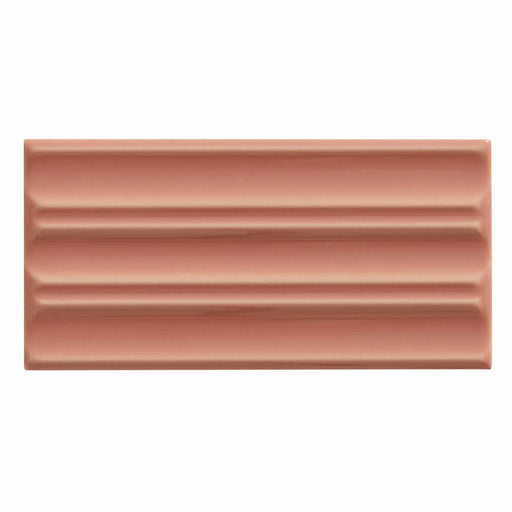 Sample Swatch Tunstall Coral Fluted Decor tile - Delivered separately by Ca Pietra-sample-sample-tile.co.uk