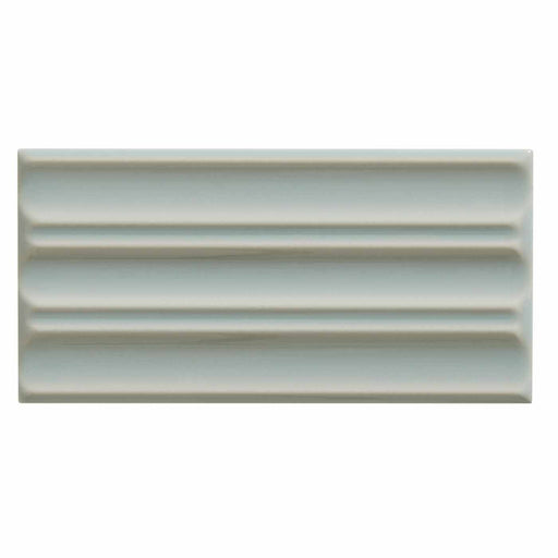 Tunstall Fern Fluted Decor tile 6.2x12.5cm-Ceramic wall tile-Ca Pietra-tile.co.uk