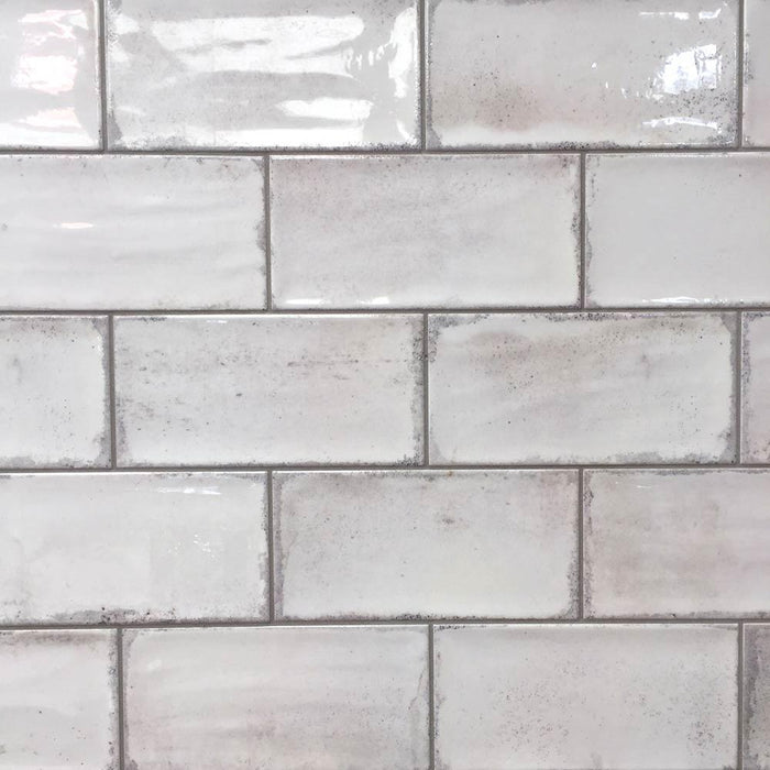 Vita White Brick tile 10x20cm-Brick style tiles-Fabresa-tile.co.uk