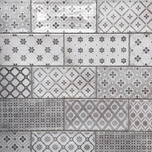 Vita Nebbia Decor Brick tile 10x20cm-Brick style tiles-Fabresa-tile.co.uk