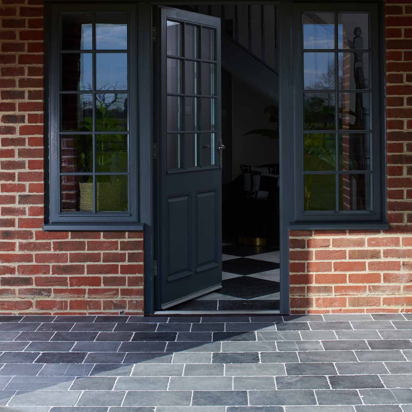 Image of Wexford Limestone Paving Cobble 20cm x Random-Limestone Cobbles-Ca Pietra-tile.co.uk