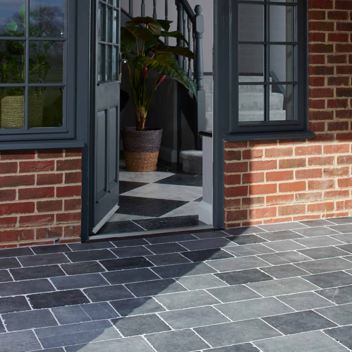 Image of Wexford Limestone Paving Cobble 20cm x Random-Limestone Cobbles-Ca Pietra-tile.co.uk