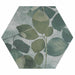 Woodland Glade Melange Green Hexagon tile 21.5x24.5cm-Hexagon tile-Ca Pietra-tile.co.uk