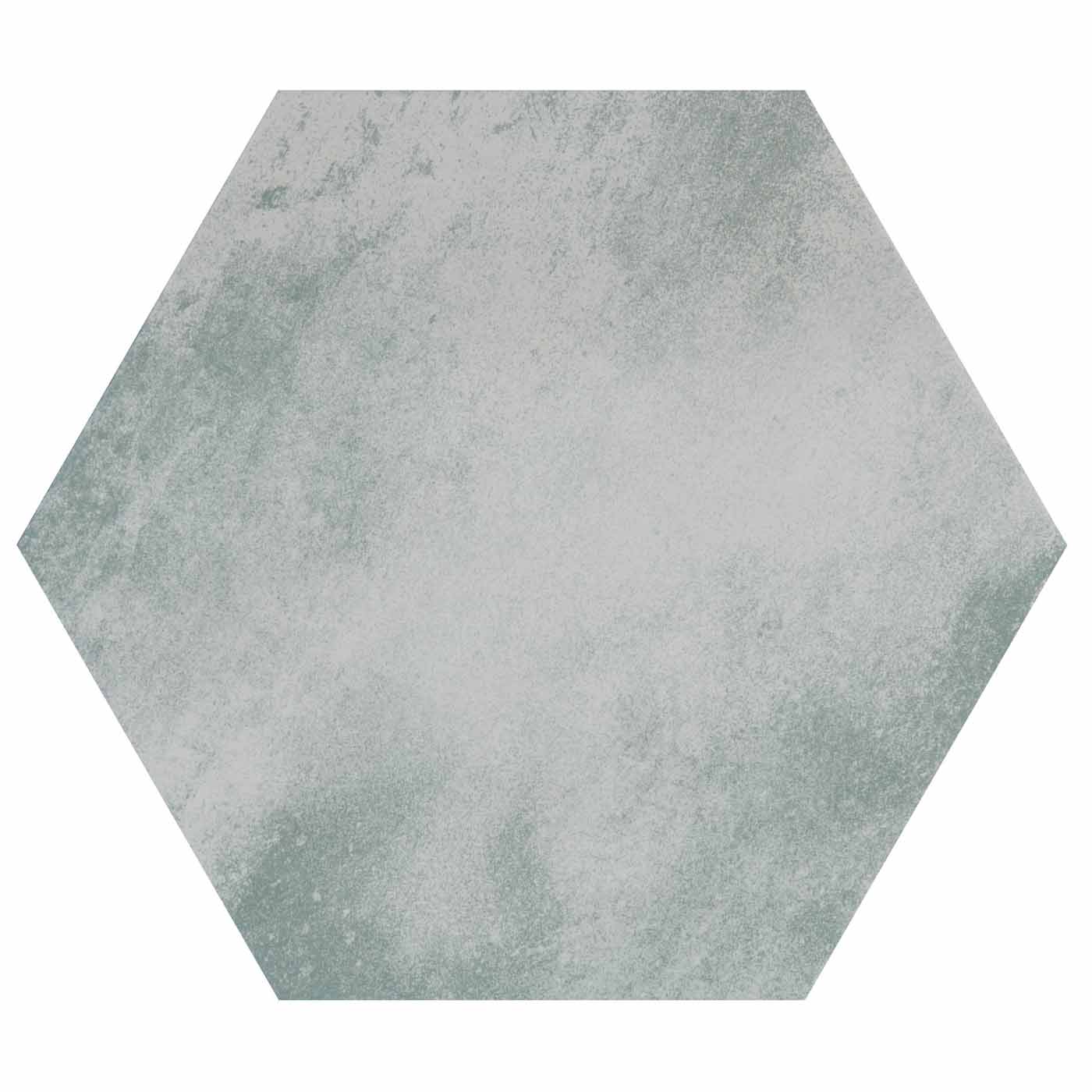 Image of Woodland Glade Melange Green Hexagon tile 21.5x24.5cm-Hexagon tile-Ca Pietra-tile.co.uk