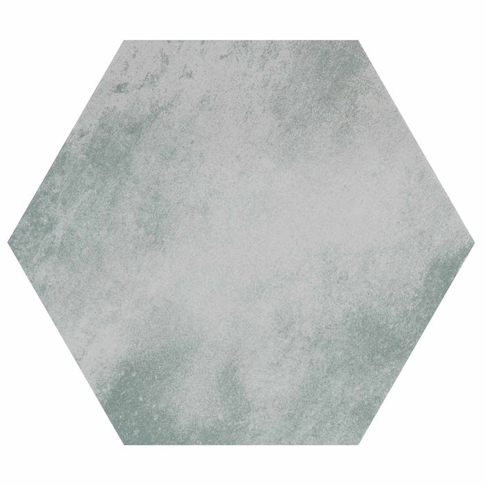 Woodland Glade Melange Green Hexagon tile 21.5x24.5cm-Hexagon tile-Ca Pietra-tile.co.uk