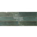 Sample 7x28cm Agadir Selva Green Gloss wall tile-sample-sample-tile.co.uk