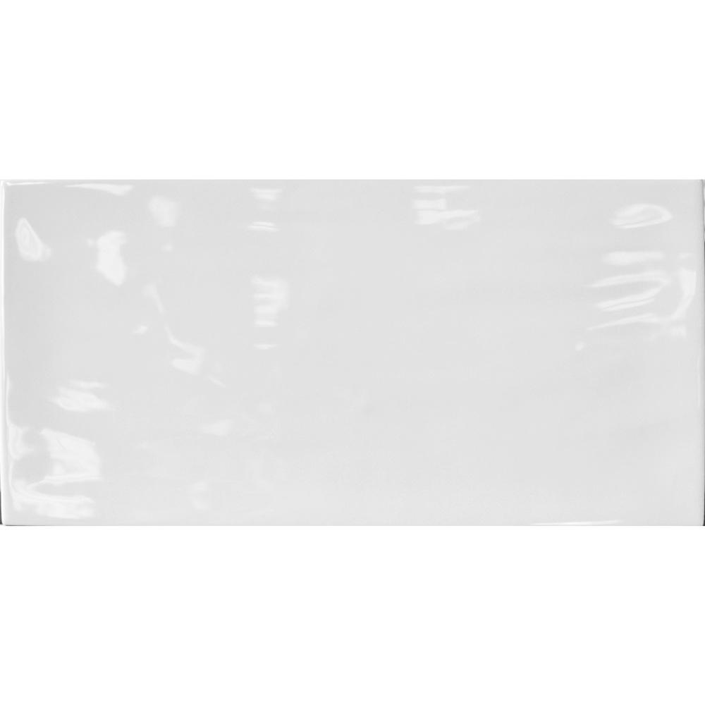 Image of Artisan White Brick gloss tile 10x20cm-Brick style tiles-Fabresa-tile.co.uk