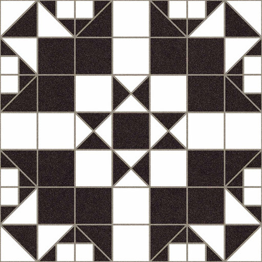 Sample 31.6x31.6cm Harrow Grafito Pattern floor tile-sample-sample-tile.co.uk