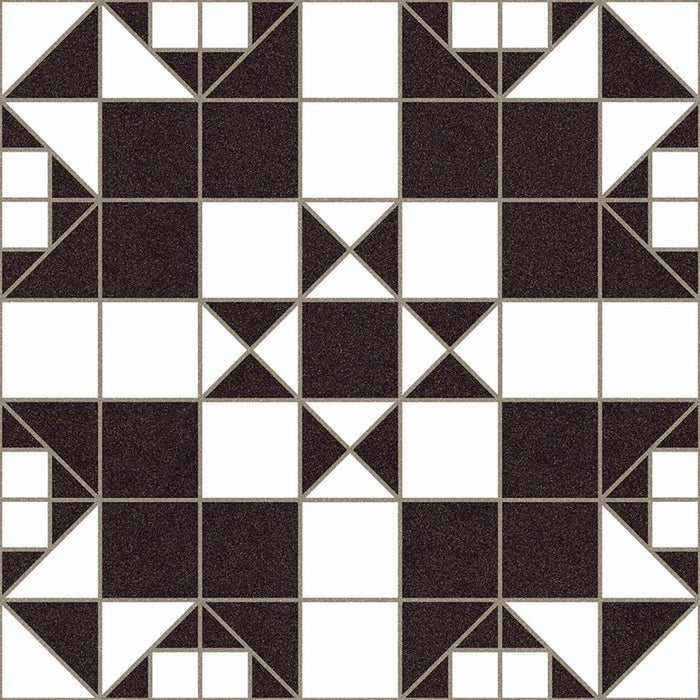 Sample 31.6x31.6cm Harrow Grafito Pattern floor tile-sample-sample-tile.co.uk