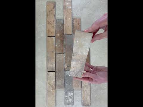 Image of London Brick Multicolour tile 6x25cm