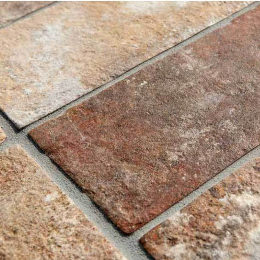 London Brick Multicolour tile 6x25cm-Brick effect tile-Rondine-tile.co.uk