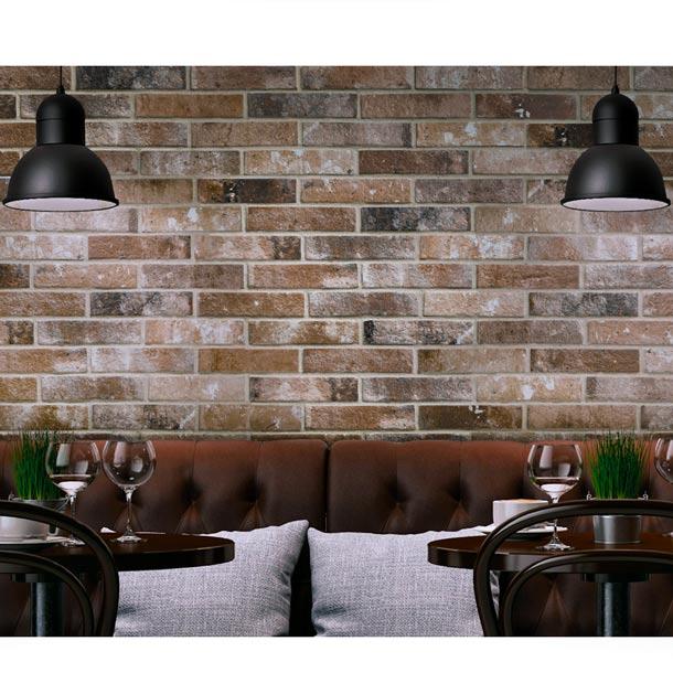 Image of London Brick Multicolour tile 6x25cm-Brick effect tile-Rondine-tile.co.uk