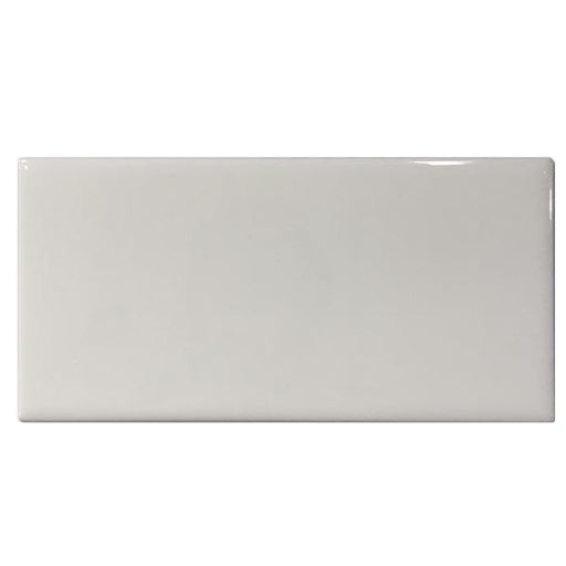 Mini Flat Gloss White tile 7.5x15cm-Ceramic wall tile-Salcamar-tile.co.uk