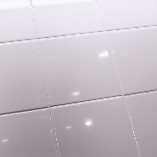 Image of Flat White wall tile 15x15cm-White ceramic wall tile-Tile Merchants-tile.co.uk