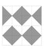 Parisian Cafe Tri Dove Grey Pattern tile 20x20cm-Pattern tile-Ca Pietra-tile.co.uk