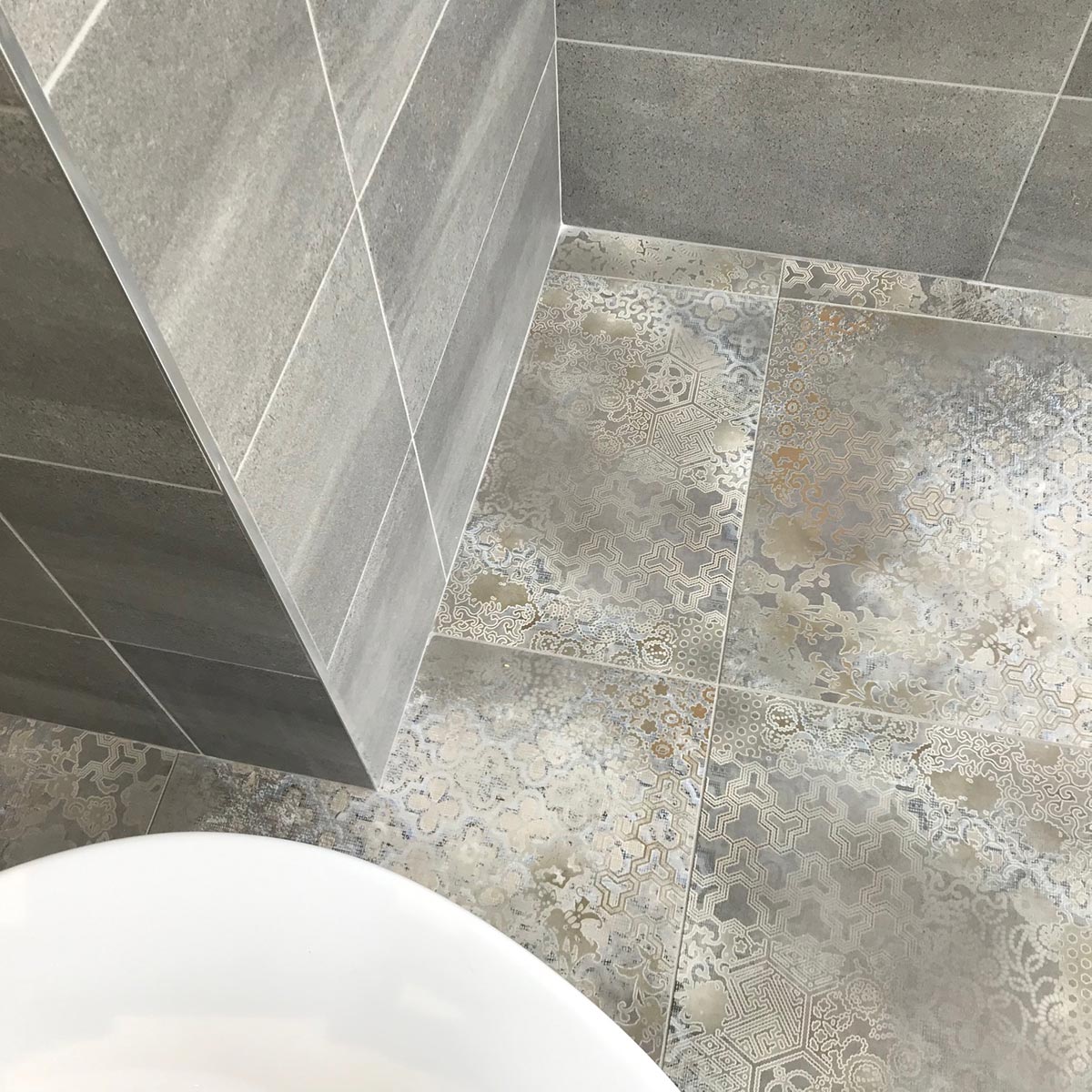 Image of Tribeca mix pattern tile 60x60cm-Porcelain tile-Stargres-tile.co.uk